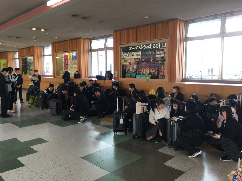 １日目出発式